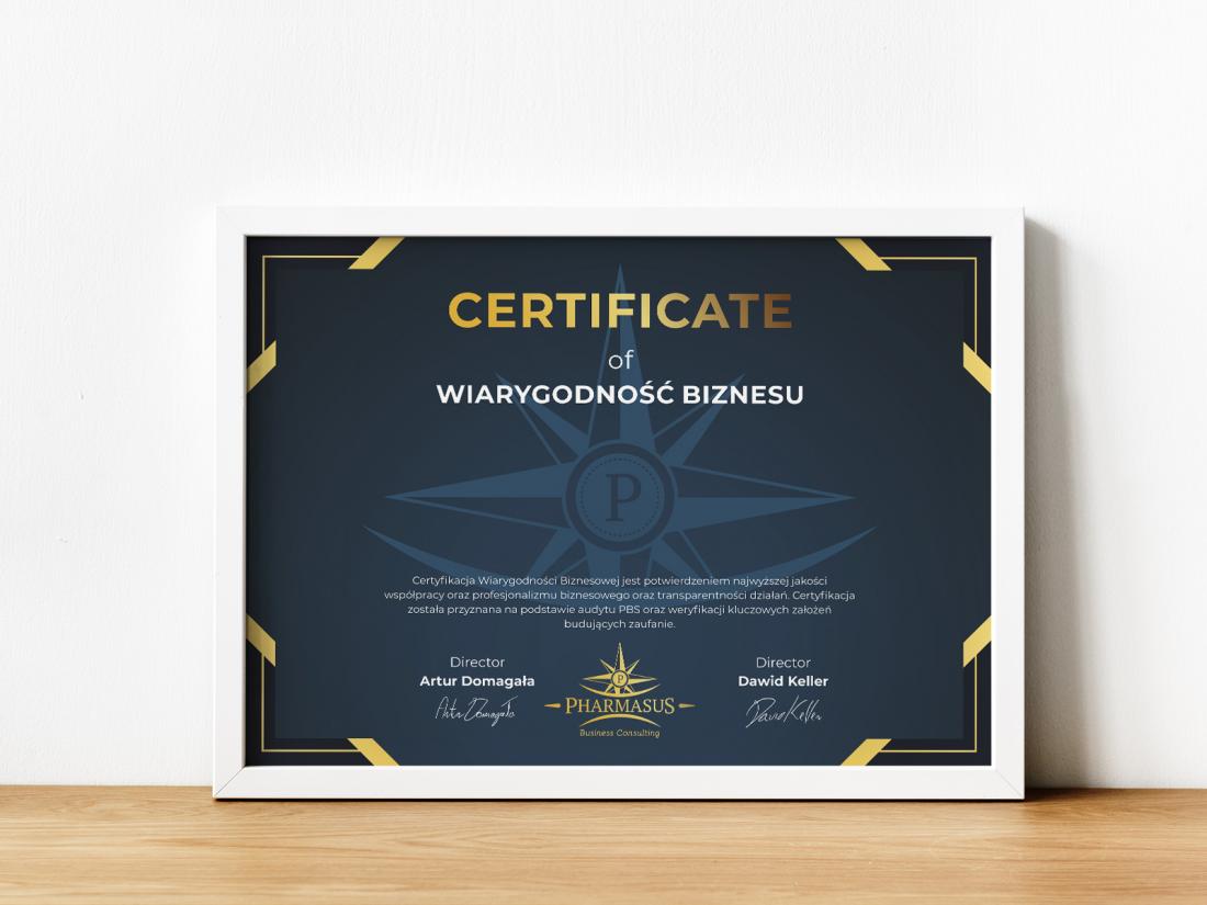 certyfikat pharma